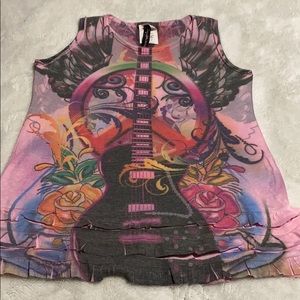 Girls Pullover Sleeveless Top.